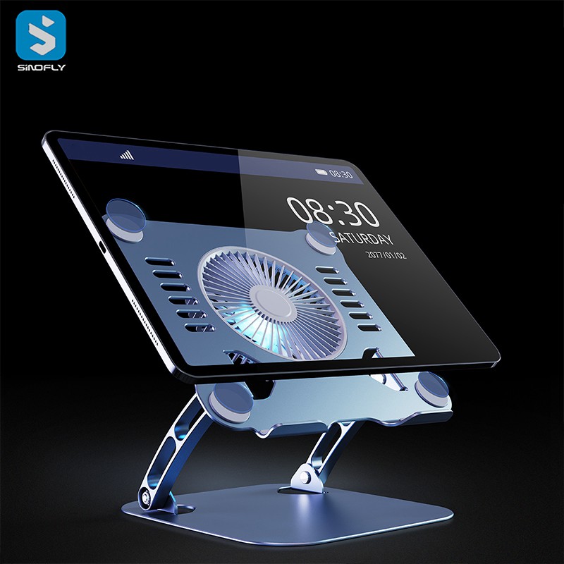 Desktop fan computer stand